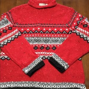 Croft & Barrow red sweater